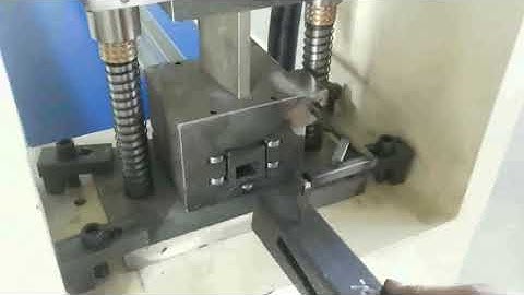 Semi Automatic Hydraulic Tube Hole Punching Machine