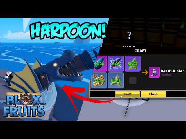 How To Get a Harpoon in Blox Fruits