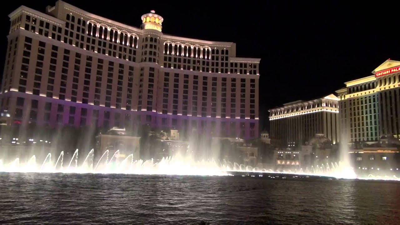 Bellagio Fountains Fly Me To The Moon HD YouTube