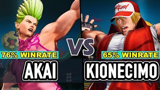KOF XV ▰ AKAI (Benimaru/Blue Mary/Sylvie) vs KIONECIMO (Terry/Kyo/Iori)