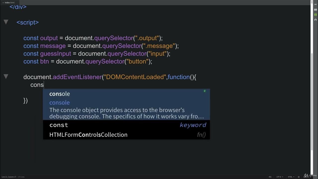 55 modern javascript 51 003 dom content loaded youtube