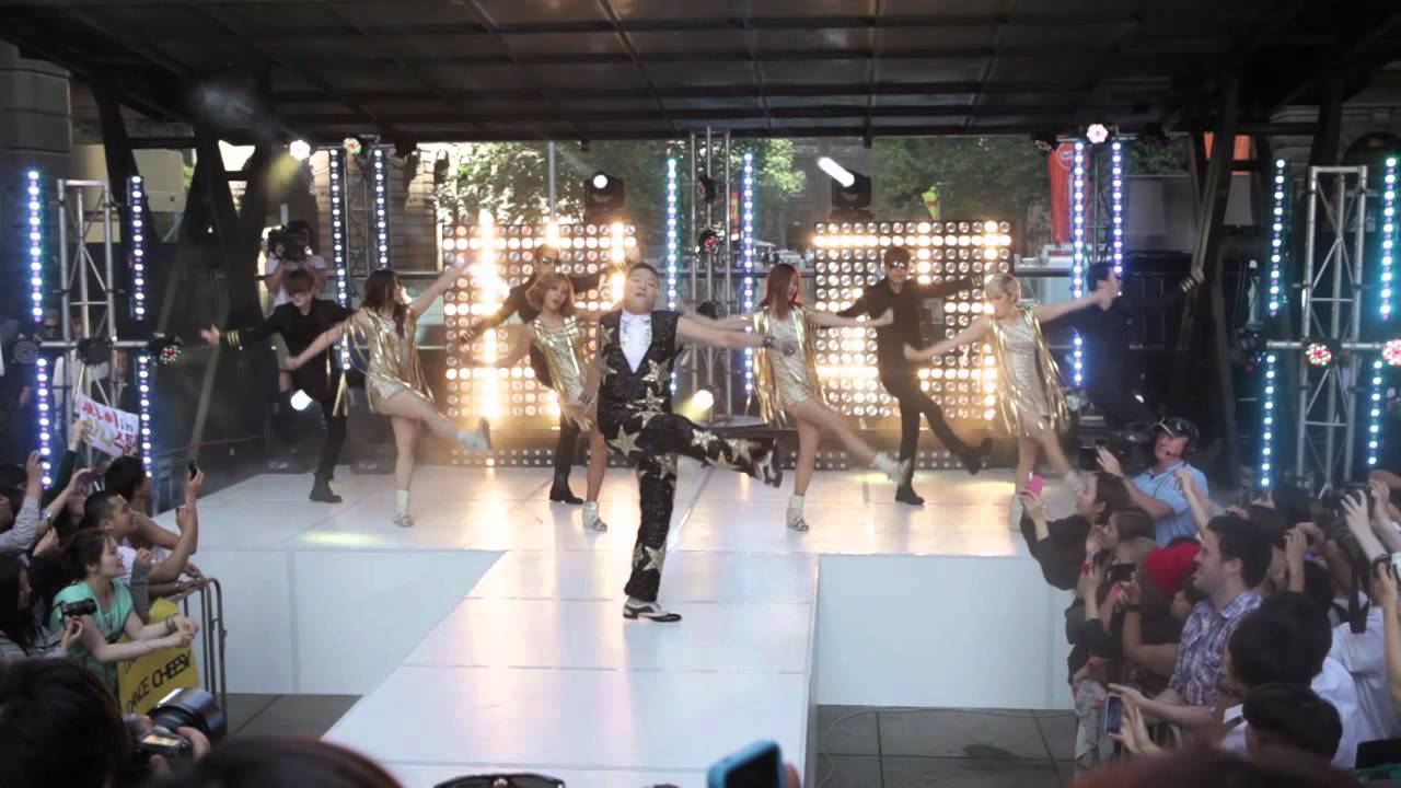 PSY's Gangnam Style Live Performance in Sydney (Martin Place) HD 720P