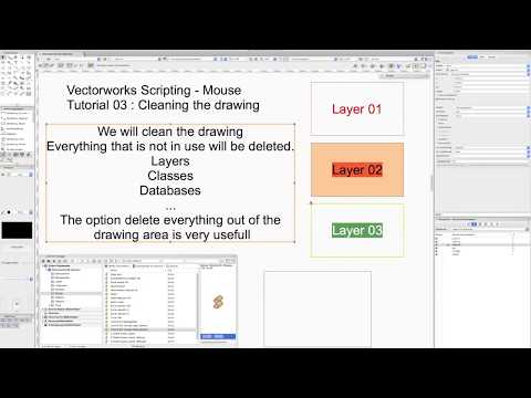 VWX Python Tuto 003 Cleaning the drawing