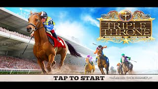 Triple Throne Horse Racing - Android Gameplay HD screenshot 1