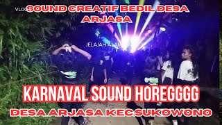 Creatif jedar jedor horeeeg Ongguh// Obrak Abrik Desa Arjasa Petung// Karnaval Sound Horeg 2024