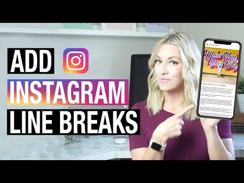 HOW TO ADD LINE BREAKS TO INSTAGRAM (3 Ways to Add Space in Captions & Bios!)