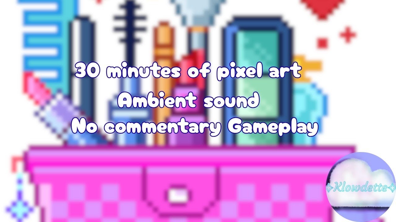 30 minutes of pixel art - ambient sound - no commentary Gameplay - Bitcolor