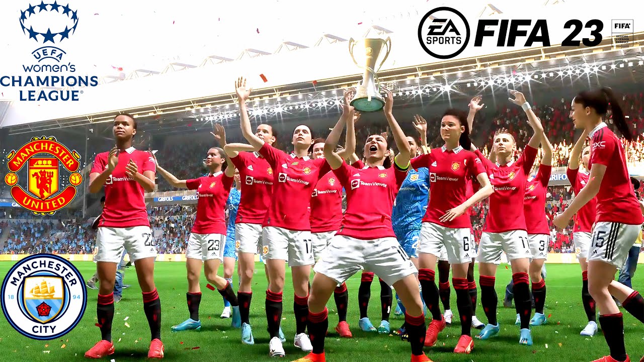 FIFA 23 - Manchester United vs Manchester City | UEFA Women's Champions League Final 2023 | Gameplay