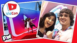 VIDCON 2018! VS Real Challenges Vidcon w Chad Wild Clay, Vy Qwiant (Squishy vs Real, Gummy vs Real)