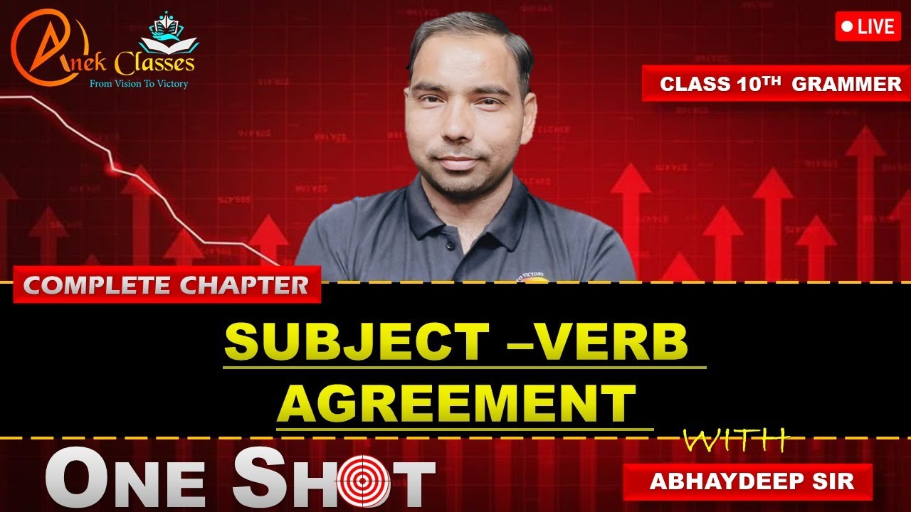 🚀 Class 10 English | Subject Verb Object One Shot | First Flight ...