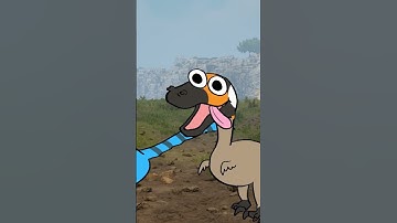 How achillos see rexes #pathoftitans #animation #dinosaur