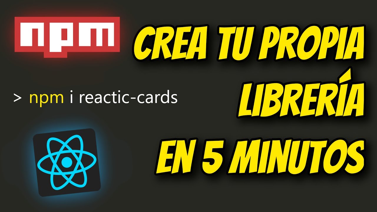 Cómo crear una librería de componente en React - YouTube