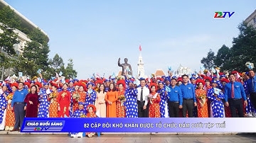 82 cặp đôi khó khăn được tổ chức đám cưới tập thể