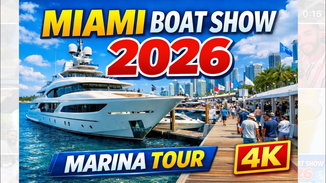 MIAMI INTERNATIONAL BOAT SHOW 2026 Highlights + Marina Walkthrough [ FULL TOUR ]