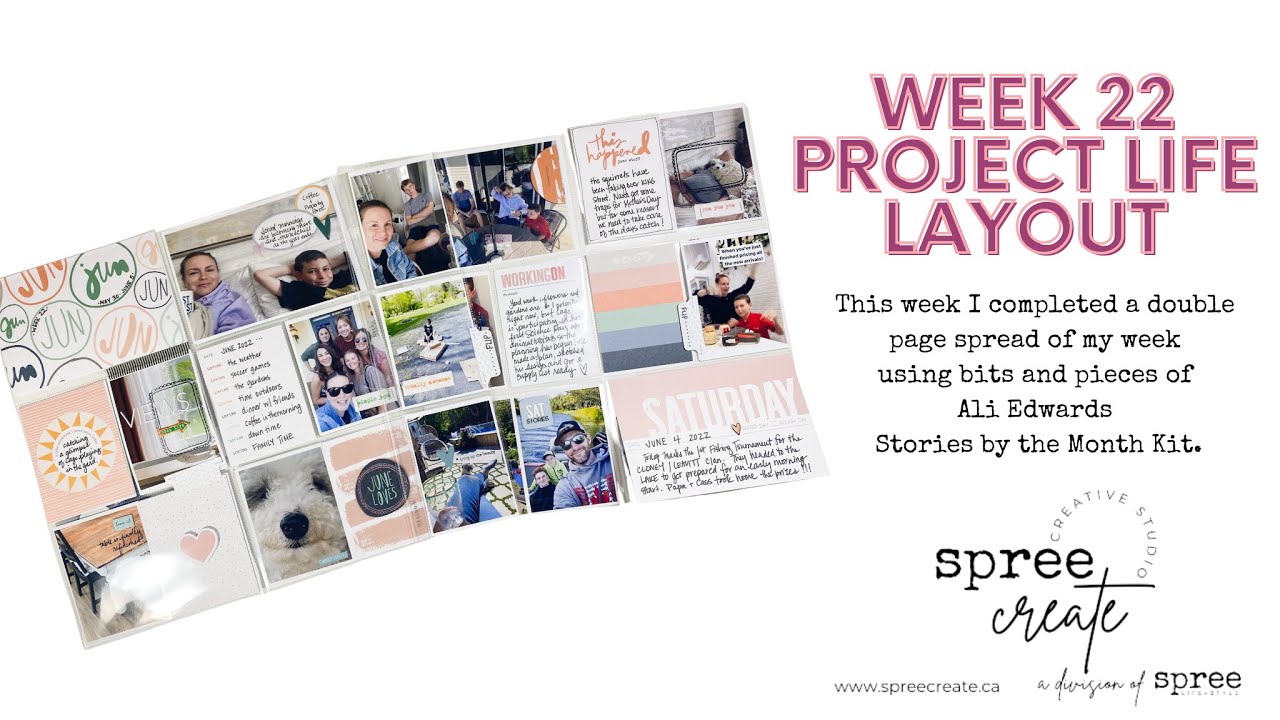 Project Life Layout Examples Project Life Week 22 Layout Process Video - YouTube