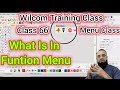 Wilcom Training Class || Function Menu || Class 66 || @welcomtowilcom