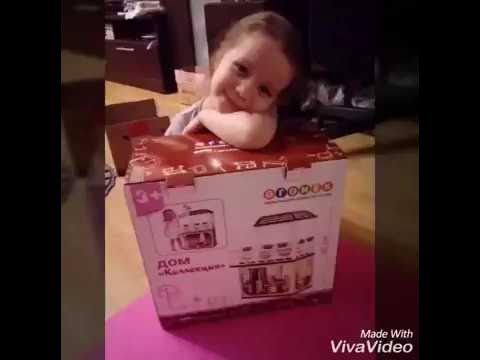Огромный домик для кукол от фабрики "Огонек" и мебель к нему. - YouTube