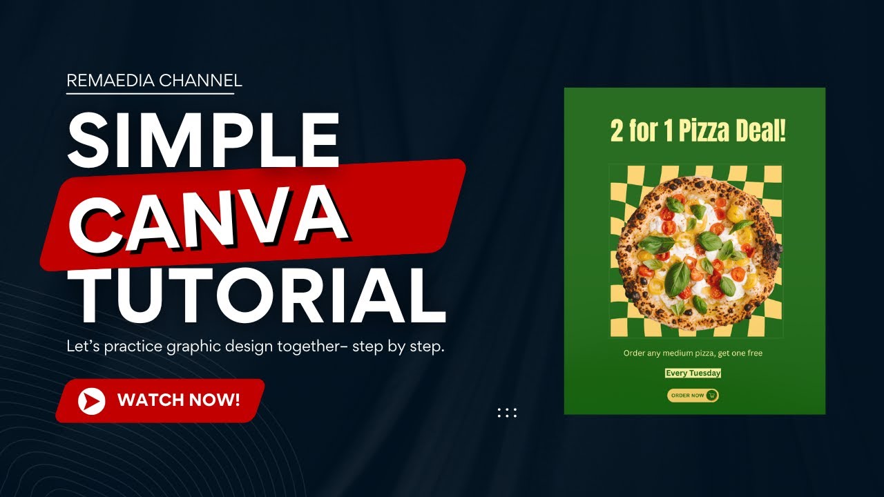 Canva Tutorial For Beginners , Social Media Ad Post Design - YouTube