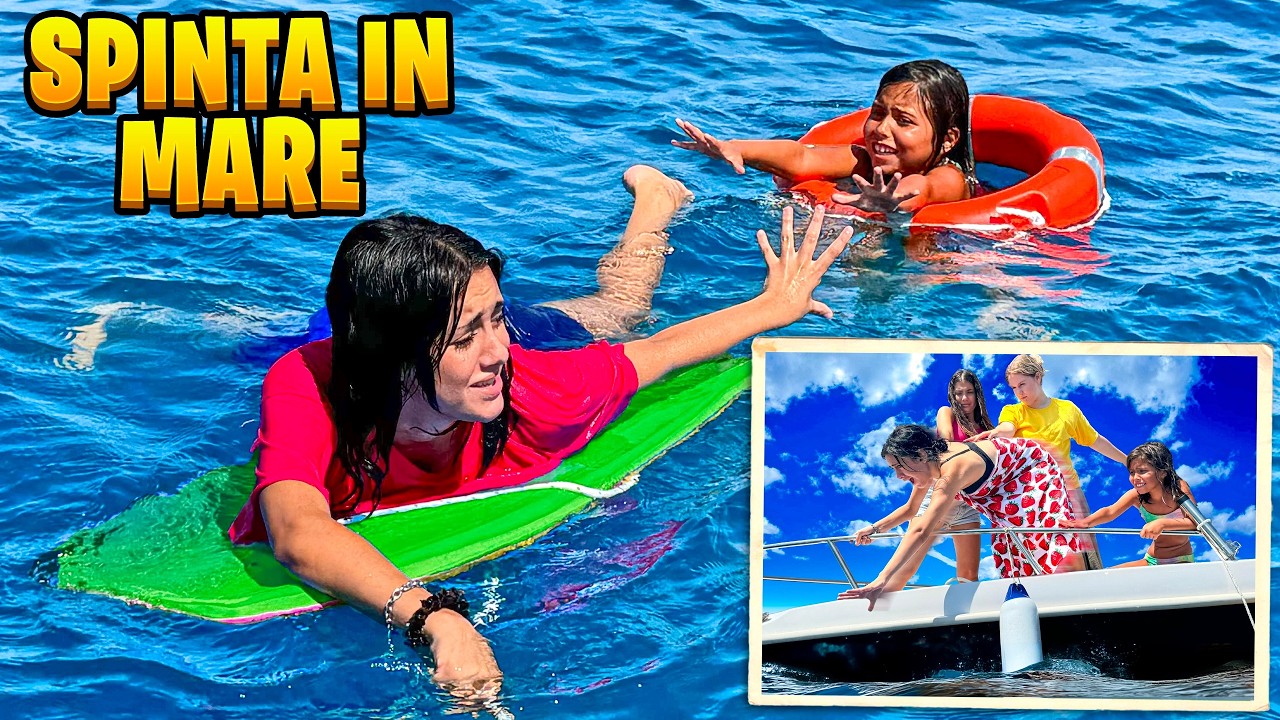 ZIA NICOLE SPINTA IN MARE DALLA SUA EX MIGLIORE AMICA GELOSA SVIENE E ILARY LA SALVA!