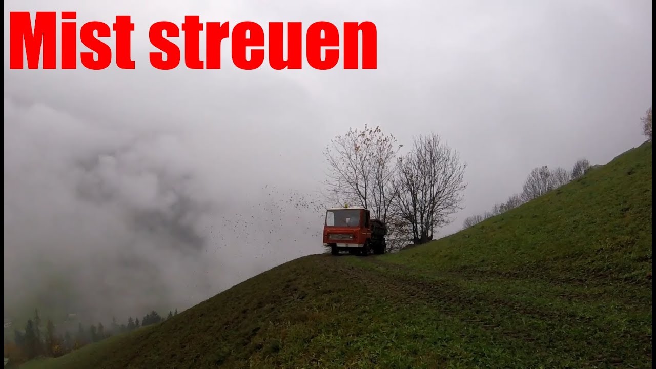 Mist streuen - Lindner T3500s