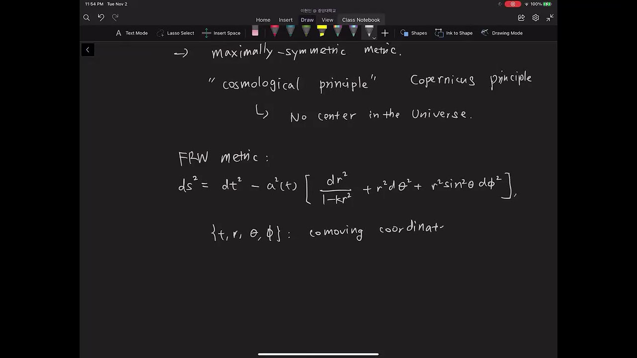 Lectures on Cosmology II: Friedmann-Robertson-Walker Universe