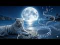 Deep Ocean Relax • Solo Piano & Moonlight White Tiger Aesthetic