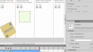 FlashCS4, MotionTweening, part2, color effects.avi