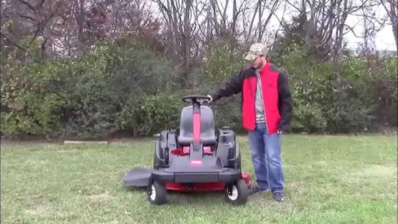 Toro SW TimeCutter Steering Wheel Zero Turn Mower Review YouTube