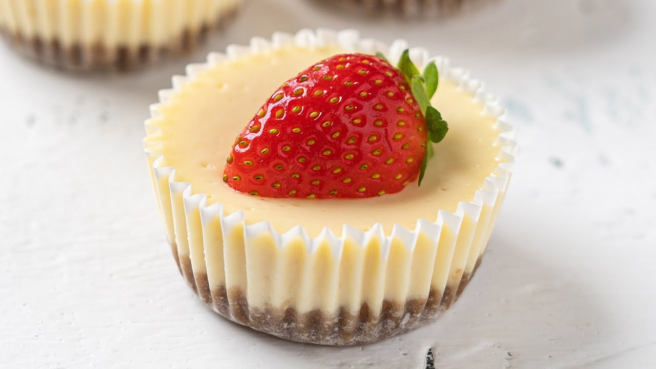 Our BEST Mini Cheesecakes Recipe - YouTube
