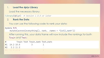 Ranking numerical data in R