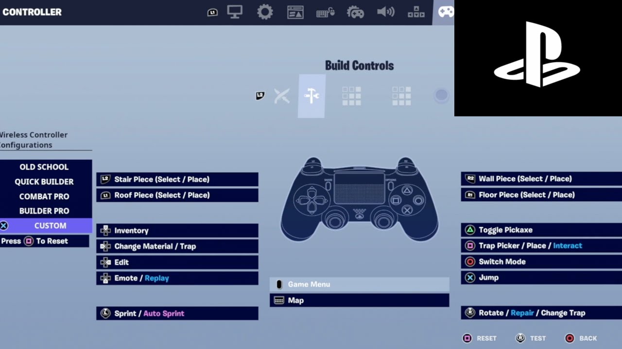 Fortnite controller settings configuration that I use | PlayStation PS4 - YouTube