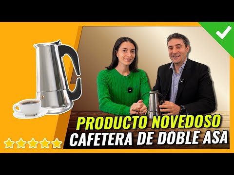 Spanish Utility Model: Stainless Steel Coffee Maker with Double Handle