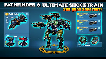 War Robots : Pathfinder & Ultimate Shocktrain after nerf gameplay #warrobots