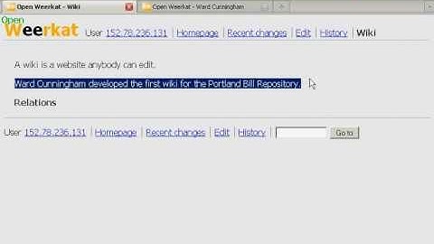 Open Weerkat: 2 - Transclusion