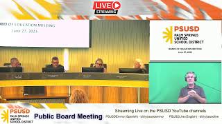 PSUSD Board Meeting 06.27.2023
