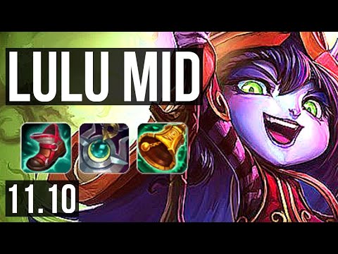 LULU vs TWISTED FATE (MID) | 0/0/17, 2.2M mastery, 700+ games | EUW Master | v11.10