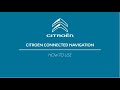 Citroën Connect Nav: How to Use