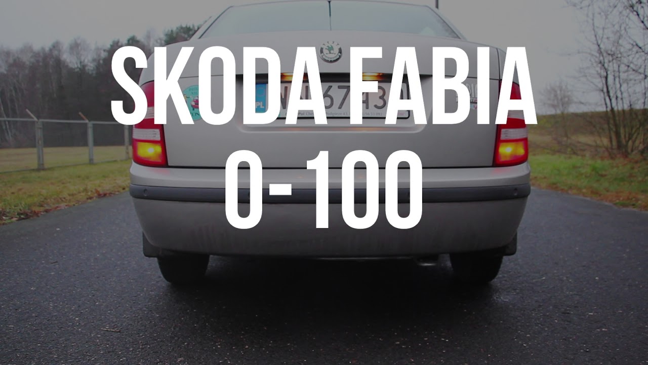 Skoda Fabia I gen 1.2 HTP 64hp 0-100 Acceleration