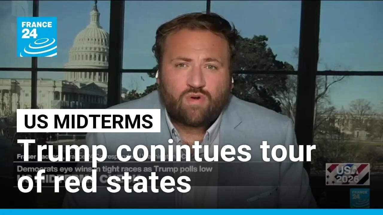 Trump heads to Nebraska as Republicans fear strongholds could flip • FRANCE 24 English