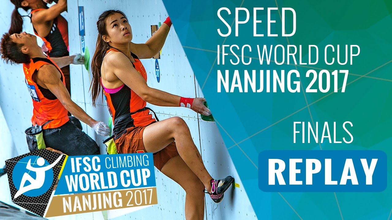IFSC Climbing World Cup Nanjing 2017 Speed Finals Men/Women YouTube