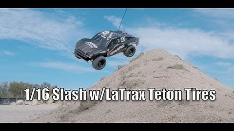 1/16 Slash with LaTrax Teton Tires - R/C Arsenal