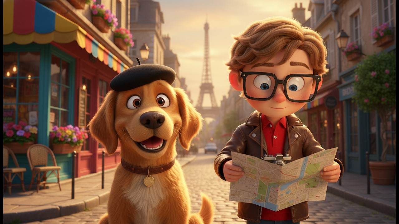 Buddy B&A, First day in Paris, Buddy explores France! European Tour Start