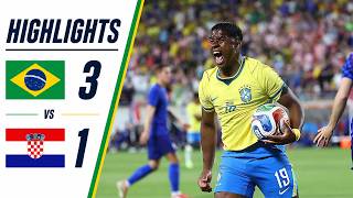 ENDRICK IMPRESSES ANCELOTTI! BRAZIL 3-1 CROATIA | HIGHLIGHTS