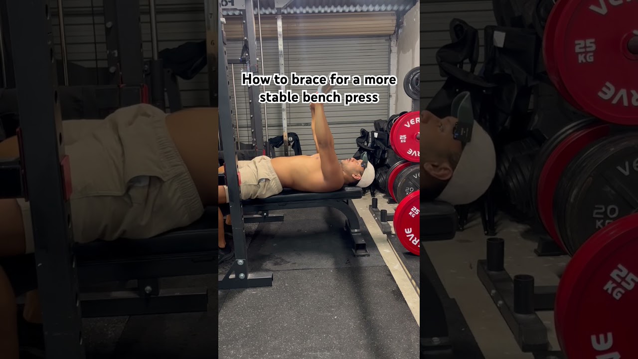 How to brace for a stable bench press (clients resource)