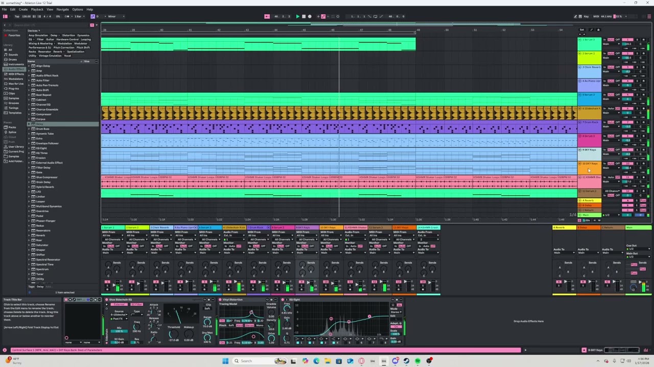 Trying Ableton for the first time...
