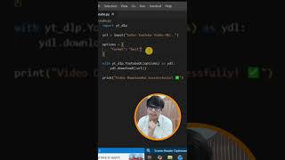 Build a YouTube Downloader with Python – Easy! #pythonprojects #miniproject