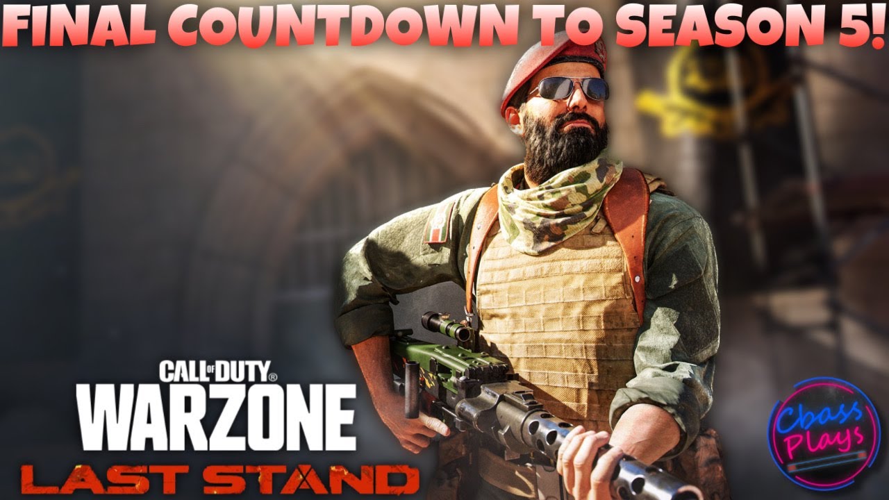 [LIVE] 👀THE FINAL COUNTDOWN Season 5 COD Warzone Last Stand | PS4 Playstation4