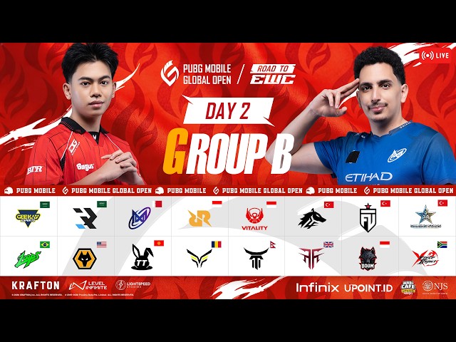 [ID] 2026 PMGO S1 Main Event | Group B | PUBG MOBILE GLOBAL OPEN Season 1