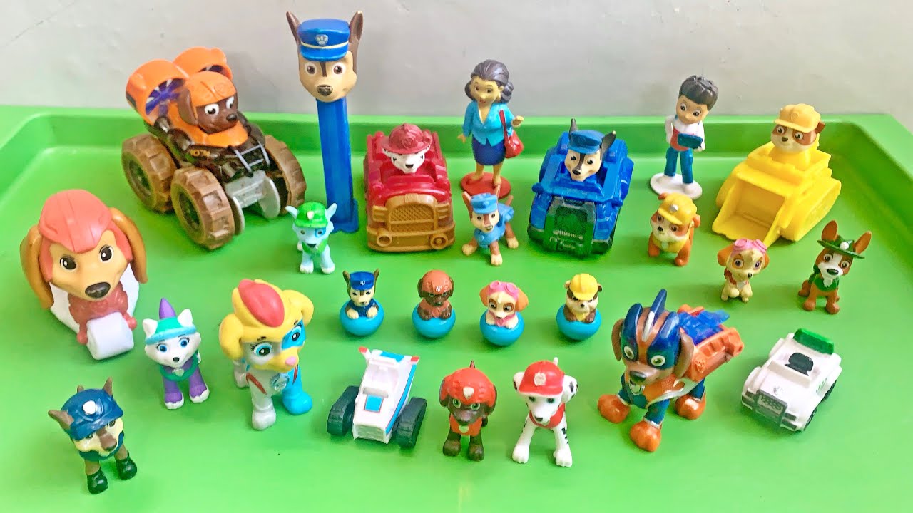 relaxing satisfying with unboxing paw patrol toys ❤️ paw patrol toys collection unboxing asmr video 