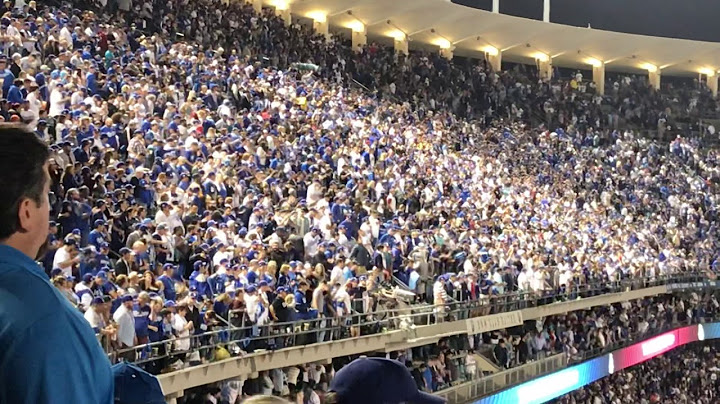 Take me out to the ball game @ Dodgers